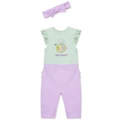 Little Me - Baby Girl Bee Happy Bsuit Pant Clearance
