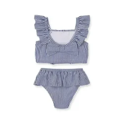 Little Me - Baby Girl Daisy Maiô Listrado Azul Hot