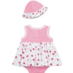 Little Me - Baby Girl Ladybugs Popover, Pink Best