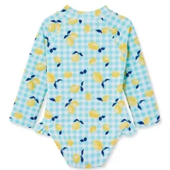 Little Me - Baby Girl Lemon Rashguard Blue Fashion