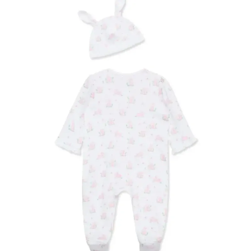 little_me__baby_girl_pink_SKUlZlpC9NW_1.webp Little Me - Baby Girl Pink Bunny Footie & Hat Clearance