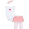 Little Me - Baby Girl Strawberry Check Set Infant,Tunic W/Leggings Discount