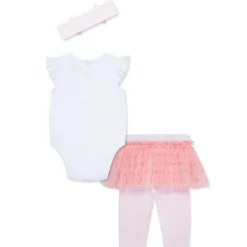 Little Me - Baby Girl Strawberry Check Set Infant,Tunic W/Leggings Discount