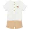 Little Me - Conjunto curto de cachorrinho bebê menino Clearance