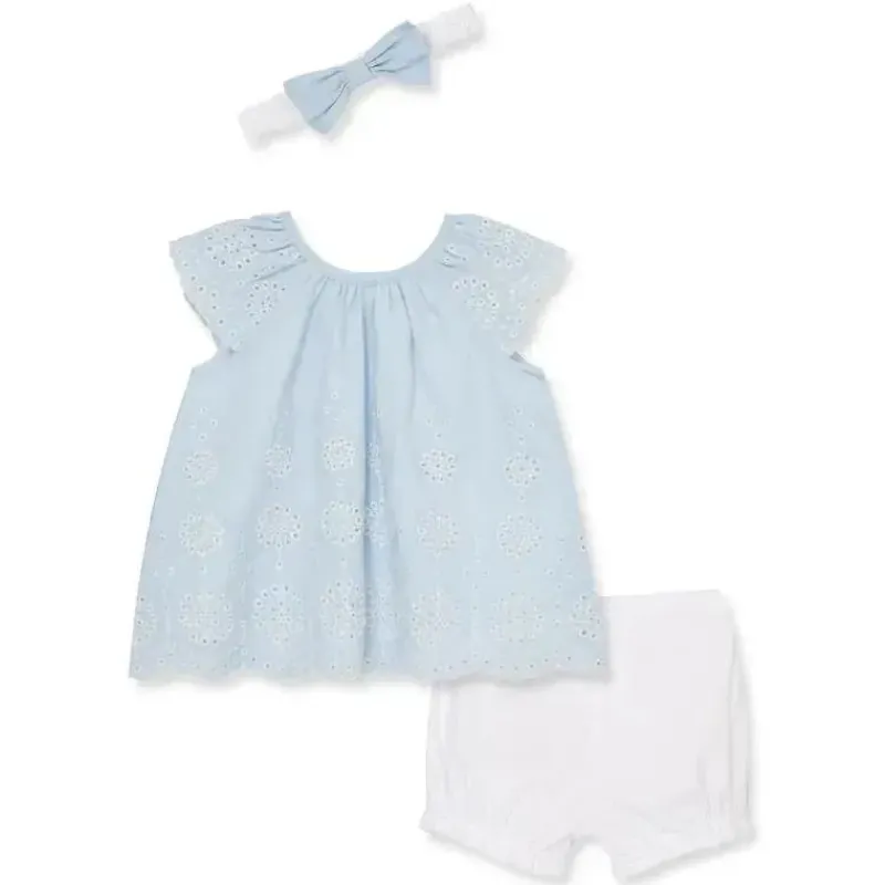 little_me__conjunto_curto_SKUffst1fdi_0.webp Little Me - Conjunto curto e tiara de ilhós tecido azul bebê menina Fashion