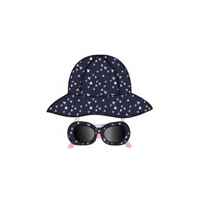 little_me__conjunto_de__p_SKUFKbIlJbG_0.webp Little Me - Conjunto de 2 peças de chapéu e óculos de sol azul com corações de arco-íris, 0/12M New