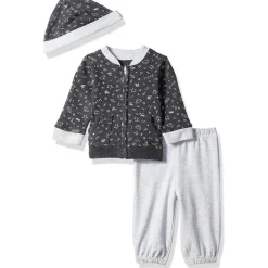 Little Me - Conjunto de Cardigan Chalkboard, Cinza Heather Online