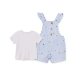 Little Me - Conjunto de jumper de tricô para bebê menina, azul Best