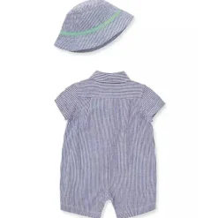 Little Me - conjunto de macacão e chapéu para filhotes de bebês Hot