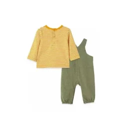 Little Me - Conjunto Dino, Olive Outlet