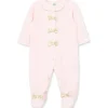 Little Me - Footie com pontos dourados, rosa New
