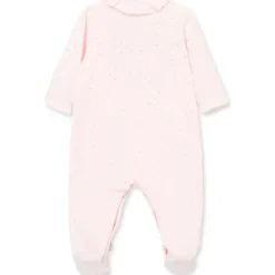 Little Me - Footie com pontos dourados, rosa New