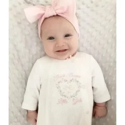 Little Me - Obrigado aos céus por meninas com pés de uma peça, rosa claro Best