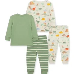 Little Me - 4Pk Baby Boy Dino Pijama Verde Clearance