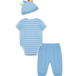 Little Me - 3Pk Baby Boy Dinos Bodysuit & Pant Set Clearance