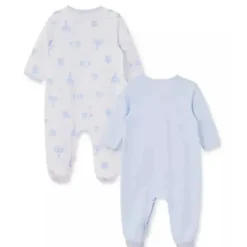 Little Me - 2Pk Baby Boys Magic Safari Footies Sale