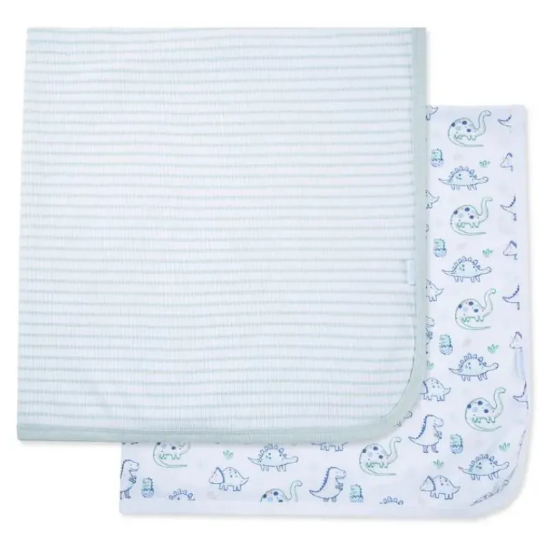 little_me__pk_baby_dino_f_SKUbuwF2NKI_0.webp Little Me - 2Pk Baby Dino Friends Receiving Blankets Outlet