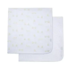 Little Me - 2Pk Baby Ducks Receiving Blankets Discount