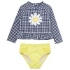 Little Me - 2Pk Baby Girls Gingham Rashguard Swim Set Discount