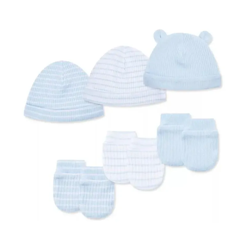 little_me__pk_baby_snuggl_SKUCAiFClbh_1.webp Little Me - 6Pk Baby Snuggly Hat and Mitten Set Sale