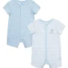Little Me - 2Pk Safari Baby Boy Romper Blue Online