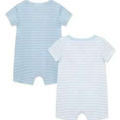 Little Me - 2Pk Safari Baby Boy Romper Blue Online