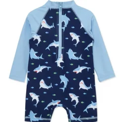 Little Me - Shark Long Sleeve Rashguard Suit Discount