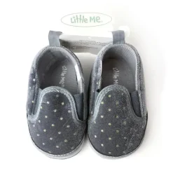 Little Me - Slip Ons Marinho com Pontos Dourados Discount