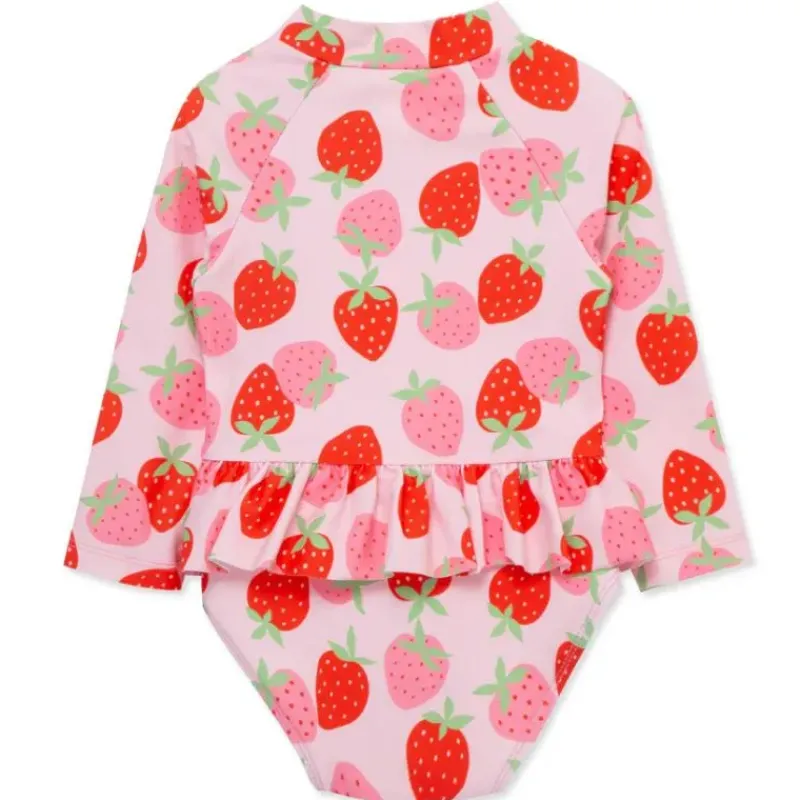 little_me__strawberry_pie_SKUDW58yfej_1.webp Little Me - Strawberry 1-Piece Rashguard Swimsuit, Rose Hot