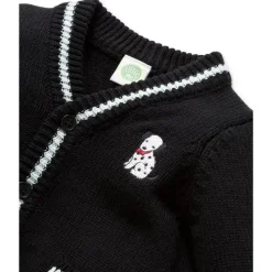 Little Me Signature Luxury Collection Baby Boys Puppy Cardigan Set 3 peças, suéter, calça e gravata borboleta, azul marinho/claro Discount