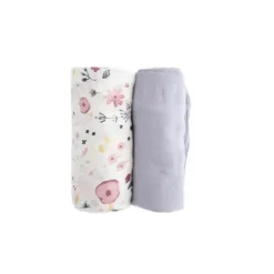 Little Unicorn - 2Pk Deluxe Musseline Swaddle, Fairy Garden 2 Best