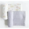 Little Unicorn - 2Pk Deluxe Musseline Swaddle, Rainbow Gingham Clearance