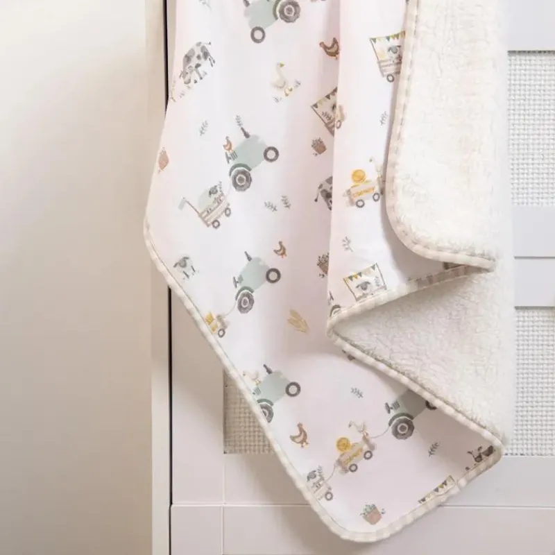 living_textiles__jersey_s_SKUq7mHWaNQ_2.webp Living Textiles - Jersey Sherpa Blanket, Tractor Ride Sale