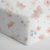 Living Textiles - Lençol de berço 100% algodão Jersey, Fly Away Hot