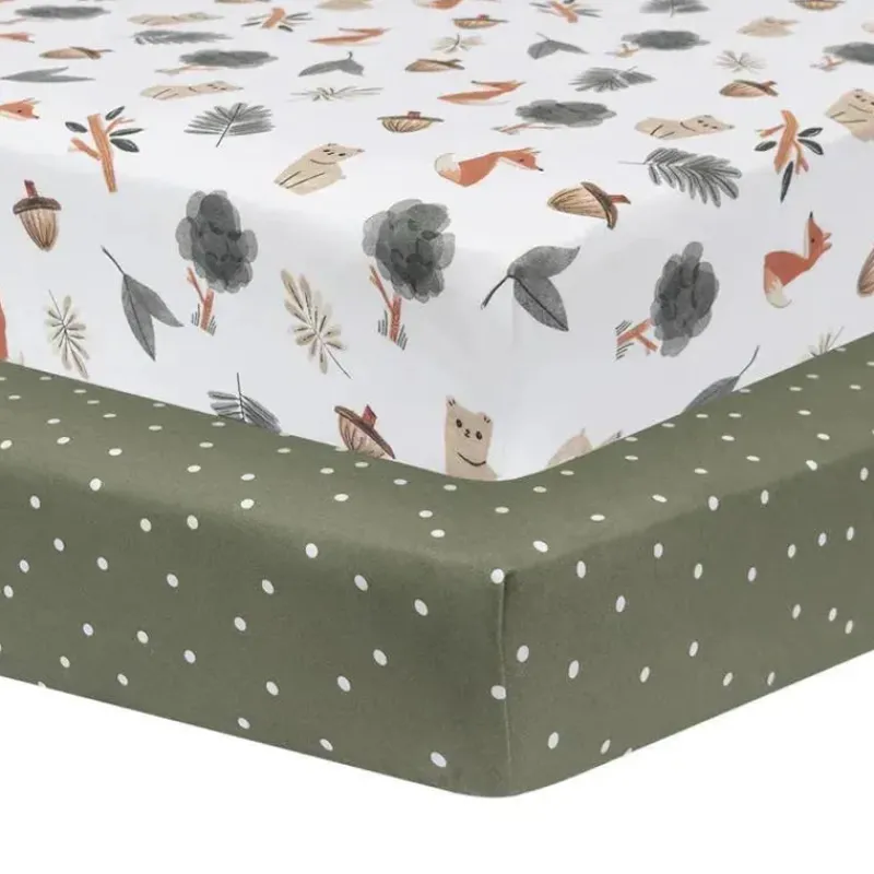 living_textiles__lenol_de_SKUdO1Y0WP3_0.webp Living Textiles - Lençol de jérsei de algodão, Forest Retreat New