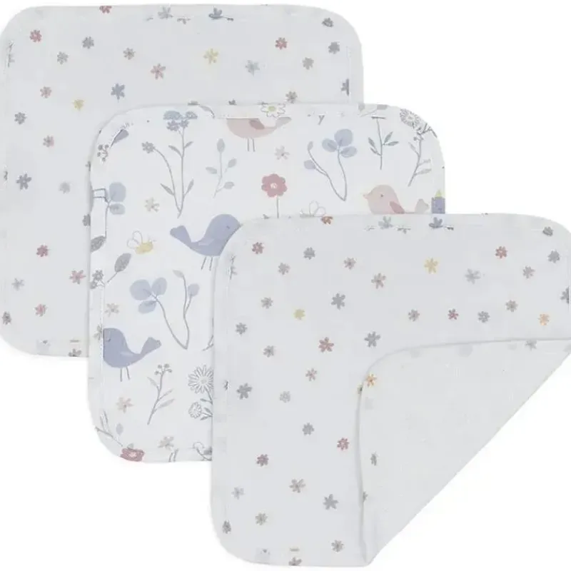 living_textiles__panos_de_SKUdEHUX7Va_0.webp Living Textiles - Panos de lavagem de musselina Sweet Tweet 3Pk New
