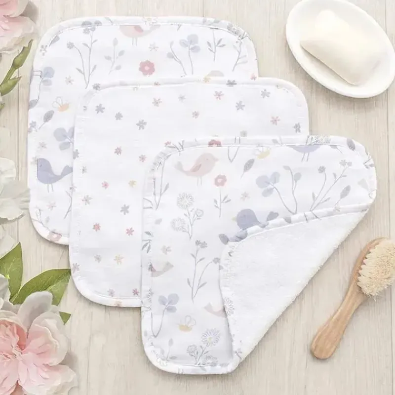 living_textiles__panos_de_SKUdEHUX7Va_1.webp Living Textiles - Panos de lavagem de musselina Sweet Tweet 3Pk New