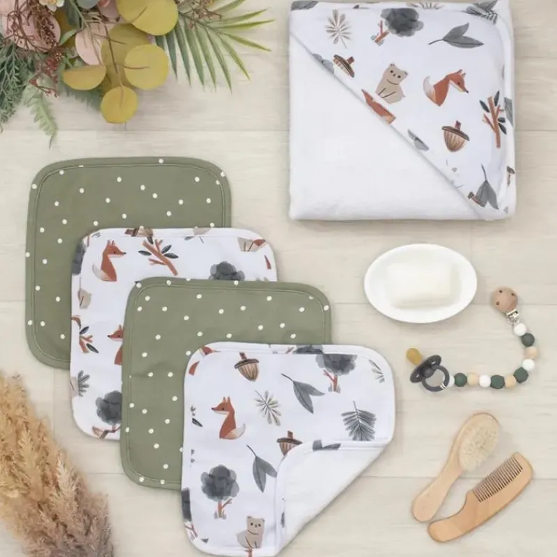 living_textiles__pk_bath__SKUeuHipjae_1.webp Living Textiles - 5Pk Bath Gift Set, Forest Retreat Sale