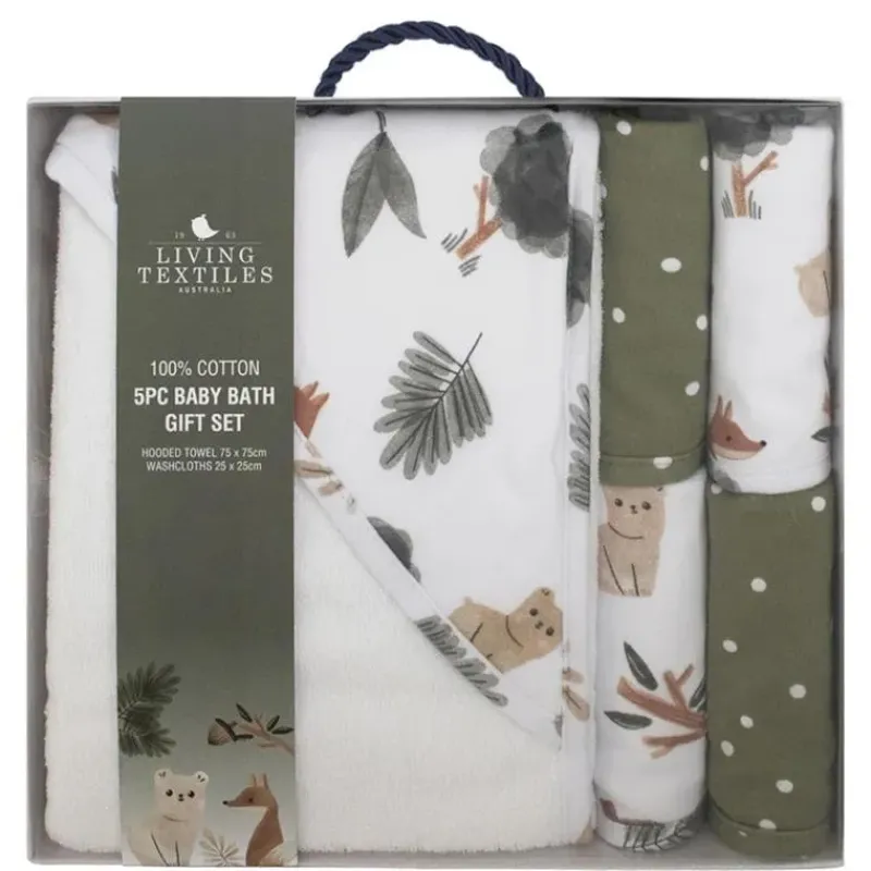 living_textiles__pk_bath__SKUeuHipjae_2.webp Living Textiles - 5Pk Bath Gift Set, Forest Retreat Sale