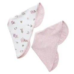 Living Textiles - 2Pk Burp Cloth, Mushroom House Discount