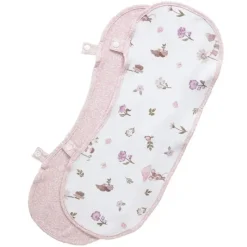 Living Textiles - 2Pk Burp Cloth, Mushroom House Discount