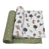 Living Textiles - 2Pk Forest Retreat Jersey Swaddle Outlet
