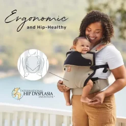 Líllébaby - Elevate 6-In-1 Linen Blend Baby Carrier, Warm Sand Best