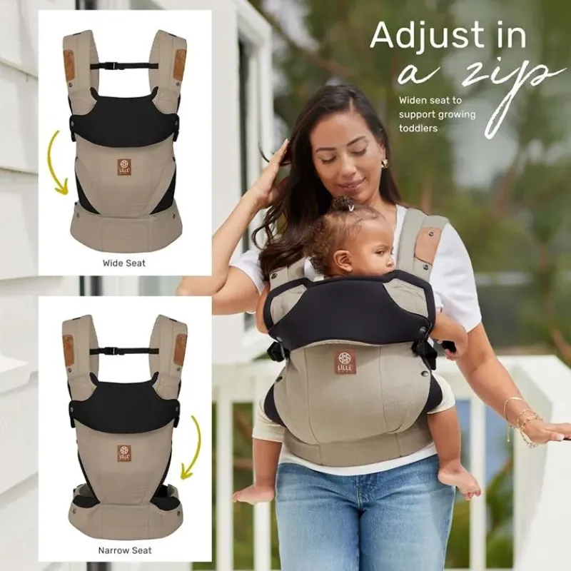lllbaby__elevate_in_linen_SKUeU6fKgU1_4.webp Líllébaby - Elevate 6-In-1 Linen Blend Baby Carrier, Warm Sand Best