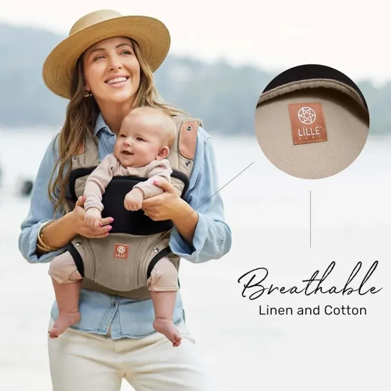 lllbaby__elevate_in_linen_SKUeU6fKgU1_6.webp Líllébaby - Elevate 6-In-1 Linen Blend Baby Carrier, Warm Sand Best