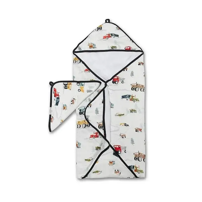 loulou_lollipop__conjunto_SKU2BP6sJni_0.webp Loulou LOLLIPOP - Conjunto de toalhas com capuz, Happy Trucks Outlet