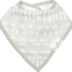 Loulou LOLLIPOP - Conjunto de babadores (musselina), baleias azuis New