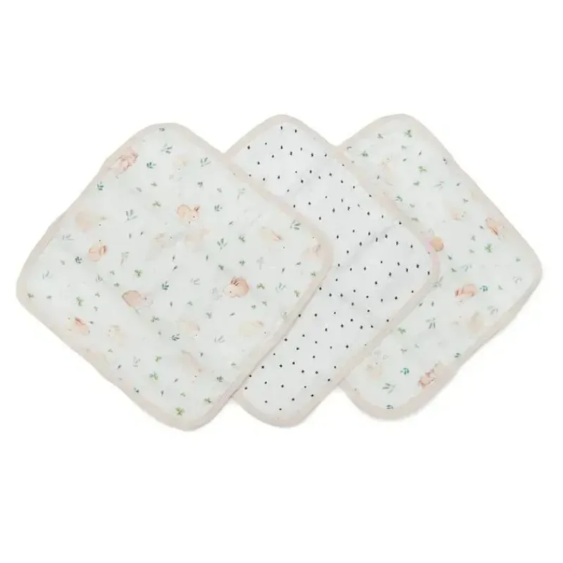 loulou_lollipop__conjunto_SKUY05ZKAbd_0.webp Loulou LOLLIPOP - Conjunto de Toalhinhas 3Pk, Bunny Meadow New