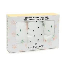 Loulou LOLLIPOP - Conjunto de Toalhinhas 3Pk, Bunny Meadow New