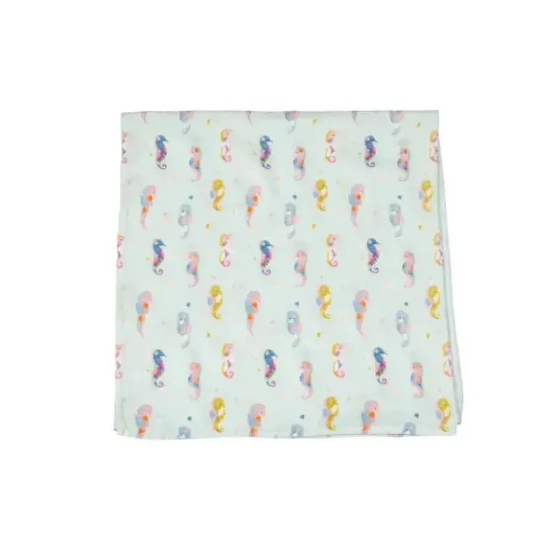 loulou_lollipop__musselin_SKU9gG9Dh0b_0.webp Loulou LOLLIPOP - musselina Swaddle, Painterly Seahorse New